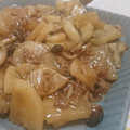 abakipon's cooksnap of when they made 大根しめじの挽き肉炒め.