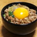 ぽめchan's cooksnap of when they made 甘辛そぼろ乗せ♡卵かけご飯♪ASTKG♪.
