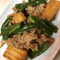 marica猫's cooksnap of when they made 厚揚げ&豚バラの味噌炒め.