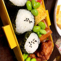 クックNX3LEF☆'s cooksnap of when they made 天豆のご飯とカレー風味の唐揚げ弁当♪.