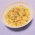 まあまま☆0403's cooksnap of when they made 昔懐かしいネギとじゃこの焼き飯.