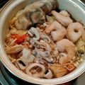クックBNQ5PD☆'s cooksnap of when they made 魚介のアヒージョスープ鍋.