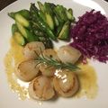 naoushi's cooksnap of when they made ホタテのグリル レモンバターソースがけ.