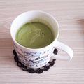 アクセル☆'s cooksnap of when they made 家カフェ★濃厚抹茶ミルク（工程写真有.