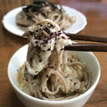 ままばなな1020's cooksnap of when they made とろろゆかり蕎麦.