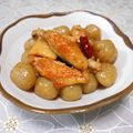 ＠迷子＠'s cooksnap of when they made 玉こんにゃくと手羽中の甘酢煮.