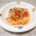 ＠迷子＠'s cooksnap of when they made トマトとベーコンの簡単リゾット風ご飯。.