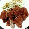 クックP5RCM1☆'s cooksnap of when they made 衣さくさく、柔らかお肉のトンカツ.