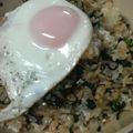 CoffeeCoco's cooksnap of when they made 卵があま～いほうれん草チャーハン.