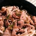 kirimimimi's cooksnap of when they made ざるうどん★肉入りつけ汁.