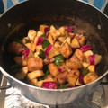 空中ゲッソー's cooksnap of when they made さつまいもと豚肉のみそ炒め.