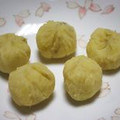 ミニちぃ。's cooksnap of when they made 簡単!　さつまいもの茶巾.