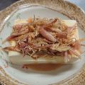 Xl料理見習's cooksnap of when they made 簡単✧ミョウガの酢味噌和え冷や奴！！.