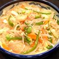 toraちゃん♪'s cooksnap of when they made 野菜たっぷり♪中華風卵餡掛けパスタ.