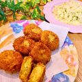 まやチャン's cooksnap of when they made さつまいもサラダでうまうまコロッケ♡2品.