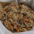 月にうさちゃん's cooksnap of when they made 簡単☆蒸し器で本格鶏おこわ.