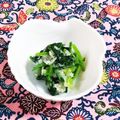 SP♪'s cooksnap of when they made ほうれん草としらすの大根おろし和え.