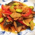 えみクマ♪'s cooksnap of when they made 鯖のピリ辛漬け.