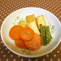 龍青空ママ's cooksnap of when they made 厚揚げとしかくまめのごま炊き.