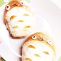 みっくママ's cooksnap of when they made ロールパンのトトロサンドイッチ弁当.