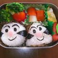 クックURFRA6☆'s cooksnap of when they made おむすびまん こむすびまん弁当 幼稚園.