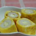 ゆうかりコアラ's cooksnap of when they made ★チーズちくわnoクルクルたまご巻き★.