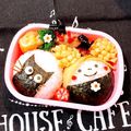 kazupooh77's cooksnap of when they made 黒猫&女の子弁当☆簡単♩遠足☆キャラ弁.