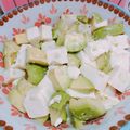 ぴか08's cooksnap of when they made ３分で！絶品おかず☆アボカドの豆腐和え.