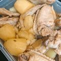 ゆるмαмα's cooksnap of when they made 手羽先とじゃがいもの煮物.
