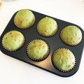 Jellyのキッチン's cooksnap of when they made 緑茶おからマフィン(サイリウム入り).