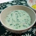 ayanoco's cooksnap of when they made ほうれん草のミルクスープ.