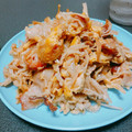 赤鴉嬢's cooksnap of when they made 豚バラとエノキの玉子とじ炒め.