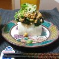 ダイナマイト漆黒's cooksnap of when they made 冷奴に飽きたら…わかめ納豆豆腐♩.