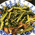 pokoeri's cooksnap of when they made ツウサイ（空芯菜）と椎茸の青菜炒め.