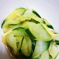 ひなたのねこやなぎ's cooksnap of when they made きゅうりと生姜の酢の物♪生姜がさっぱり♪.