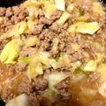 ルウ〜まま's cooksnap of when they made 食べ応え抜群！キャベツと味噌挽肉炒め！.