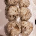 napsan's cooksnap of when they made ザーサイとゴマのおにぎり.