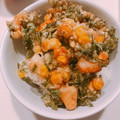 ｍａｃｏ's cooksnap of when they made たれが旨い！ささみと人参葉のかき揚げ丼.