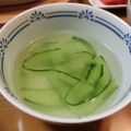 i_yokan's cooksnap of when they made ヒラヒラ❤リボンキュウリのスープ.