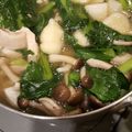 IRUZE's cooksnap of when they made キノコたっぷり☆すいとん☆醤油ベース.