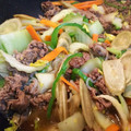 あずき0819's cooksnap of when they made 牛肉と白菜のすき焼き風炒め.