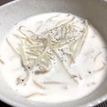 yu_kitchen's cooksnap of when they made もやしのミルクスープ:-).