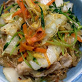 nishimo's cooksnap of when they made 旨い！白菜と春雨と豆苗の中華炒め.