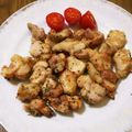 ﾁｲﾁｬﾝﾏﾏ's cooksnap of when they made ハーブ香る★揚げない鶏肉のから揚げ.