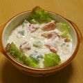 もんしゅしゅ's cooksnap of when they made トマトとキュウリの白和え風サラダ.