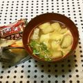 おはなすき's cooksnap of when they made 味噌汁を飲もう！チーズIN味噌SOUP.