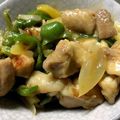 DHA's cooksnap of when they made ☆鶏肉ピーマンじゃがいもの焼肉マヨ炒め☆.