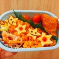 ♪chia♪'s cooksnap of when they made 星のオムライス弁当 幼稚園.