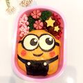 kaorin726's cooksnap of when they made 女の子もミニオンのお弁当.