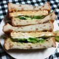 まぶたん's cooksnap of when they made ☆お腹も満足♪ 厚焼き卵のサンドイッチ☆.